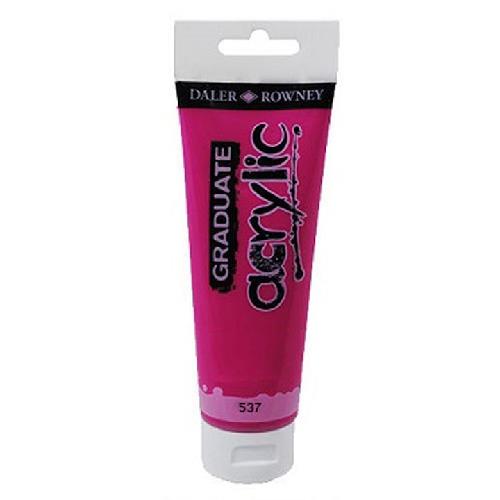 MAIMERI DALER ROWNEY "GRADUATE ACRYLIC" IN TUBETTO 120 ml. ROSA PERMANENTE