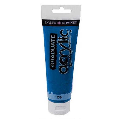 MAIMERI DALER ROWNEY "GRADUATE ACRYLIC" IN TUBETTO 120 ml. BLU PRIMARIO CIANO