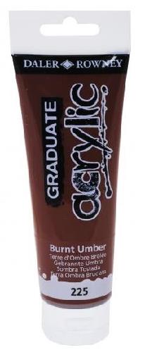 MAIMERI DALER ROWNEY "GRADUATE ACRYLIC" IN TUBETTO 120 ml. TERRA D'OMBRA NATURALE