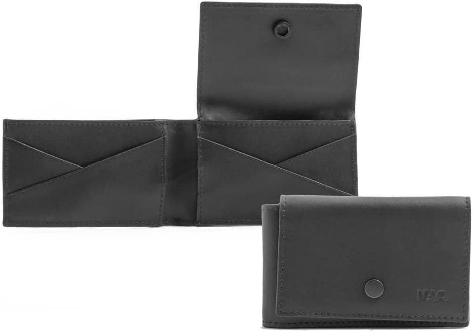 PORTA CARDS CON RFID NAVA DESIGN "METRIC" IN PELLE NERO