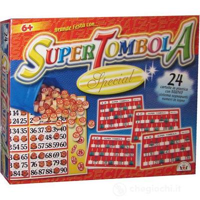 SUPER TOMBOLA SPECIAL 24 CARTELLE IN PLASTICA