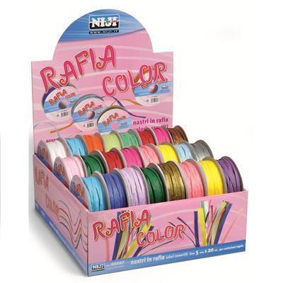 RAFIA COLORATA ASS. MM 5X10 MT.