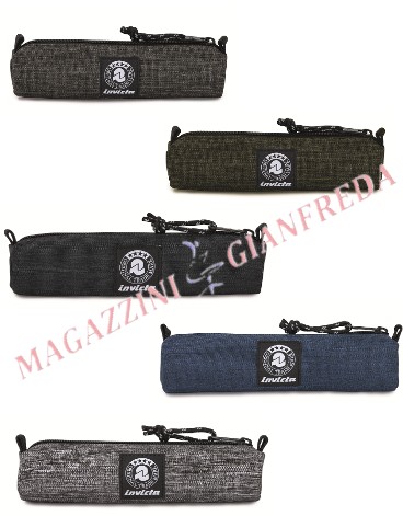 BUSTINA PORTAPENNE LOOP PENCIL BAG 2 TONE INVICTA