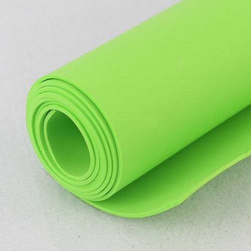 GOMMA CREPP CM.20x30 - 2 mm VERDE CHIARO