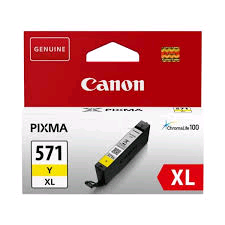 CARTUCCIA CANON GIALLO  CLI-571Y XL (336 COPIE)   ORIGINALE