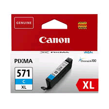 CARTUCCIA CANON CIANO CLI-571C  XL  (375 COPIE)  ORIGINALE