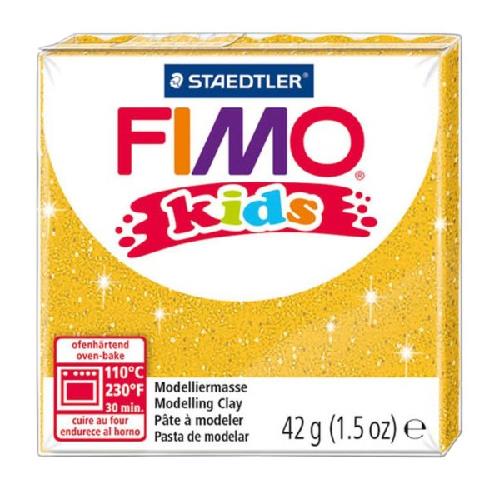 PASTA FIMO KIDS 42GR ORO GLITTER