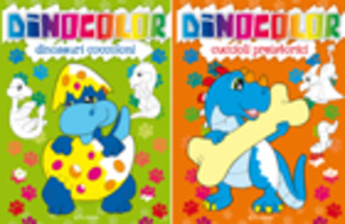 ALBUM DA COLORARE - "DINOCOLOR DINOSURI COCCOLONI"