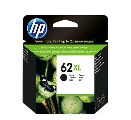 CARTUCCIA HP NERA 62XL (600 COPIE) ORIGINALE