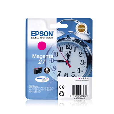 CARTUCCIA EPSON C13T2703 MAGENTA (300 COPIE) ORIGINALE