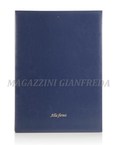 CARTELLA "ALLA FIRMA" IN COAGULATO BLU