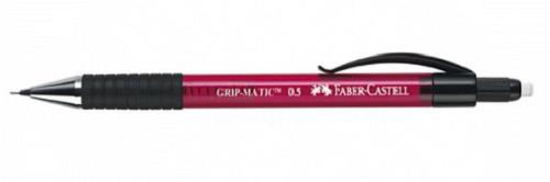 PORTAMINE GRIP MATIC 0.5 MM, PUNTA RIENTRANTE, FUSTO ROSSO