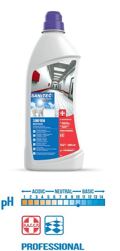 SANITEC DETERGENTE IGIENIZZANTE PROFUMATO "SANIFORM" BREZZA POLARE 1 LT - 1520N-S