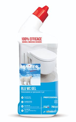 SANITEC DISINCROSTANTE WC IGIENIZZANTE IN GEL "BLU WC" 750ML- 1940