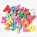 LETTERE EDUCATIVE IN GOMMA EVA (78 PZ)