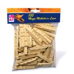 MEZZE MOLLETTE IN LEGNO MM. 72 - BUSTA 100 PEZZI