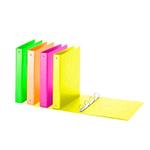 RACCOGLITORE ANELLI NEON  MM. 30 22X30 FLUO GIALLO