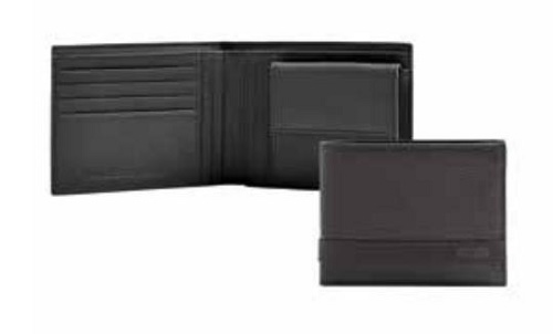 PORTAFOGLIO NAVA DESIGN "EASY ADVANCE LEATHER" NERO