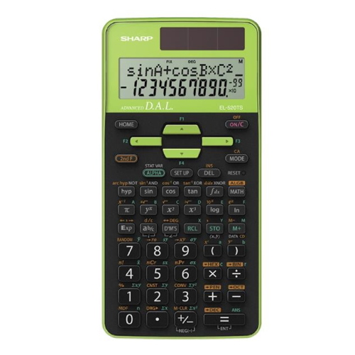 Calcolatrice Sharp Scientifica, 420 Funzioni, 2 Linee, Doppia Alimentazione