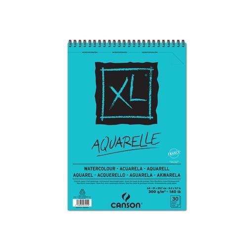BLOCCO PER ACQUERELLO CANSON A4 300GR. 30FG. C/SPIRALE