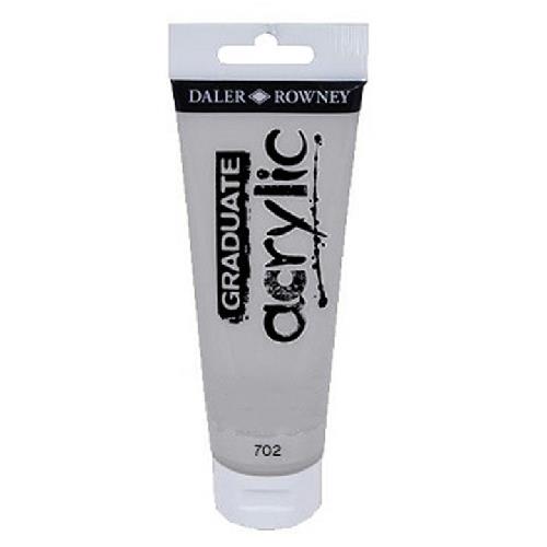 MAIMERI DALER ROWNEY "GRADUATE ACRYLIC" IN TUBETTO 120 ml. ARGENTO