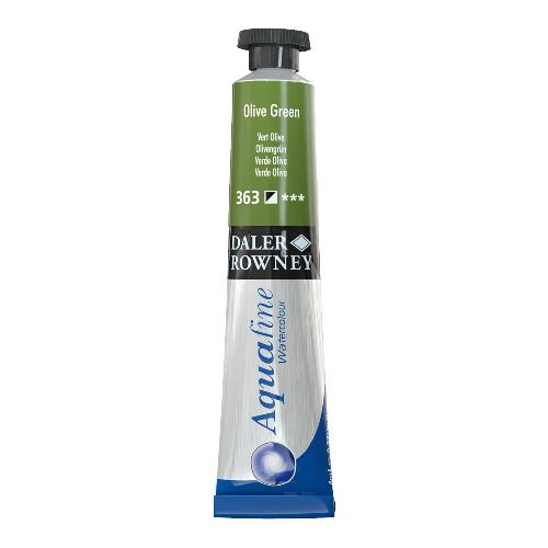 ACQUERELLO AQUAFINE DALER ROWNEY IN TUBETTO 8ML VERDE OLIVA