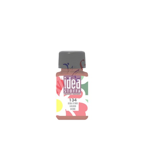 COLORE PER TESSUTO "IDEA STOFFA" 60 ML OCRA D'ORO