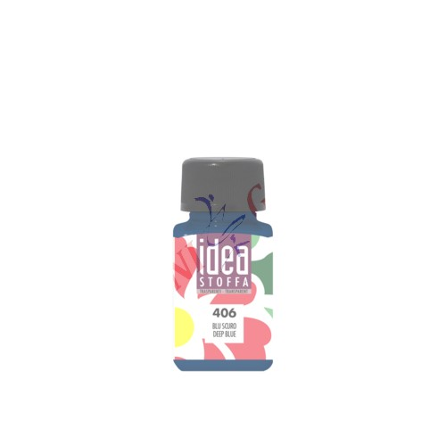 COLORE PER TESSUTO "IDEA STOFFA" 60 ML BLU SCURO