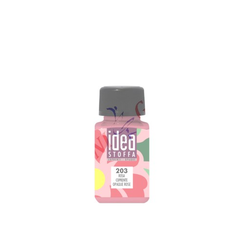 COLORE PER TESSUTO "IDEA STOFFA" 60 ML ROSA COPRENTE