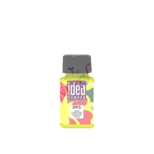 COLORE PER TESSUTO "IDEA STOFFA" 60 ML GIALLO FLUORESCENTE