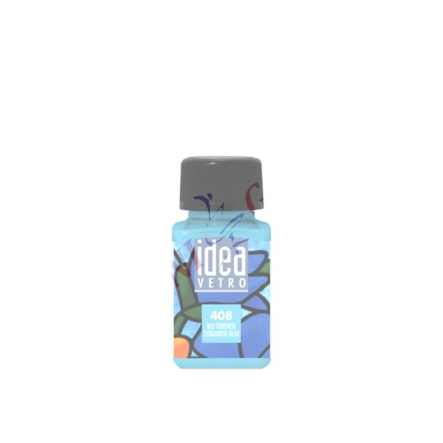 COLORE PER VETRO "IDEA VETRO" 60 ML BLU TURCHESE