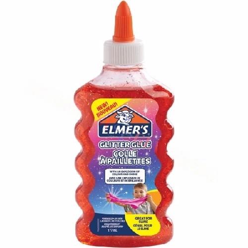 COLLA LIQUIDA GLITTERATA ELMER'S ROSSA - FLACONE 177 ML