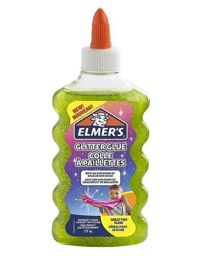 COLLA LIQUIDA GLITTERATA ELMER'S VERDE - FLACONE 177 ML