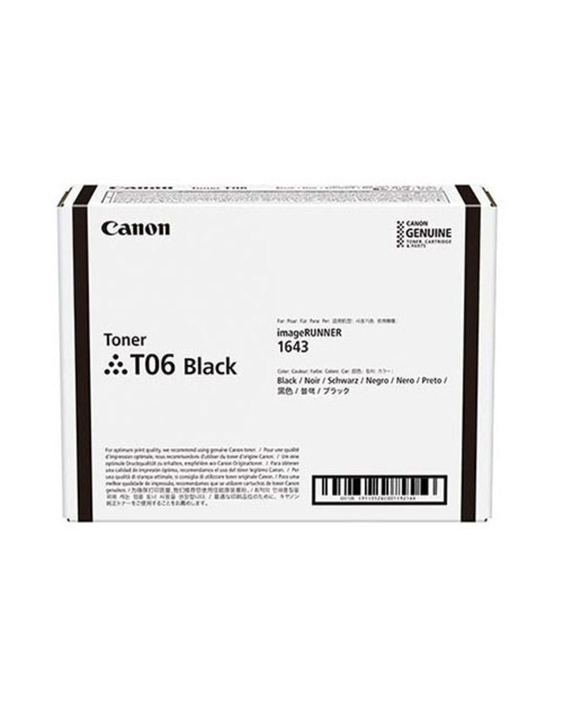 TONER CANON T06 NERO (20.500 COPIE) ORIGINALE 