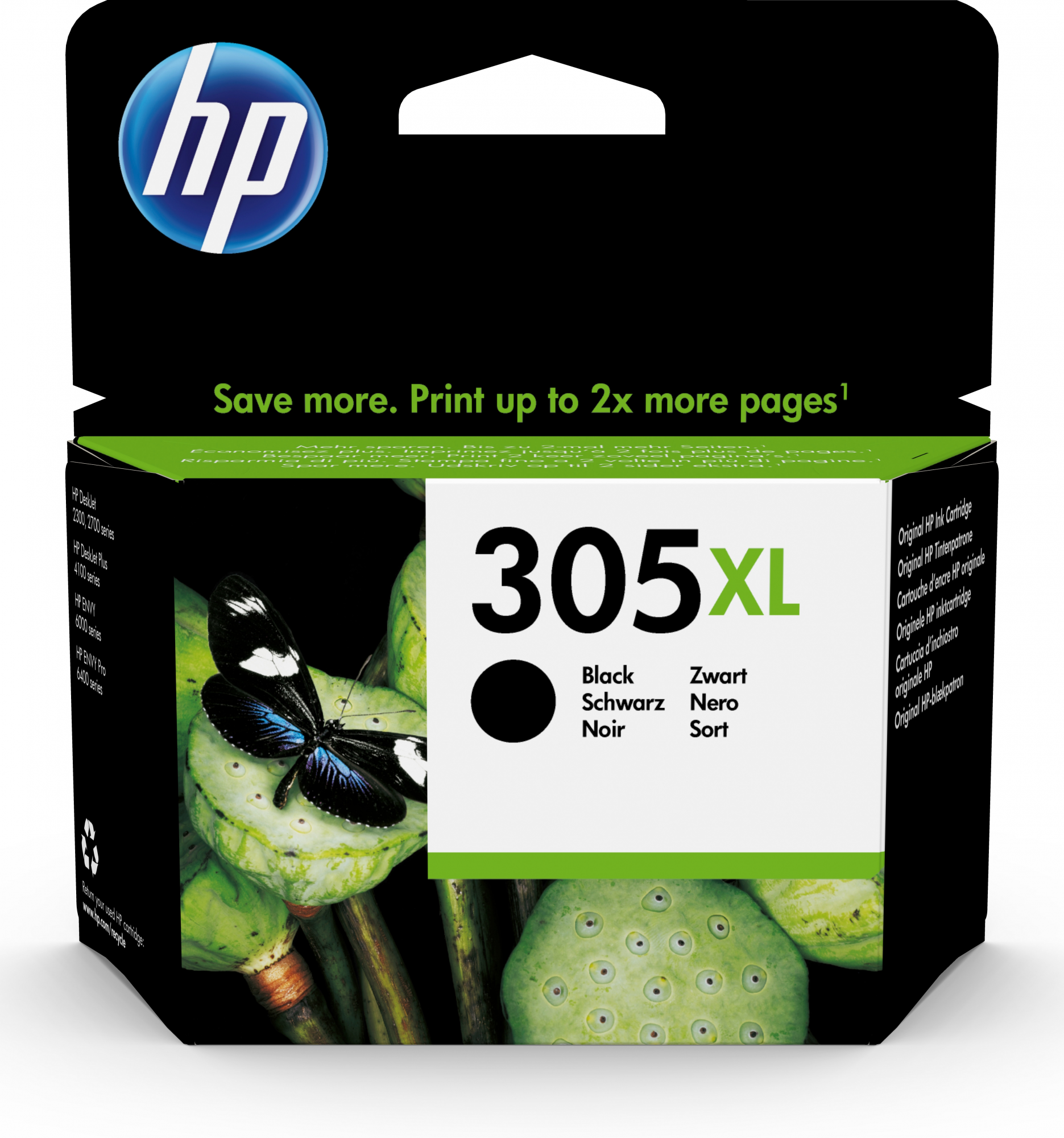 CARTUCCIA  NERO HP 305 XL (240 COPIE) ORIGINALE 