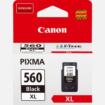 CARTUCCIA CANON NERO PG-560XL HC  14,3ML  (400  COPIE) ORIGINALE