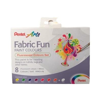 COLORI PER TESSUTO "FABRIC FUN" IN TUBETTO DA 6ML CONF. 8PZ 