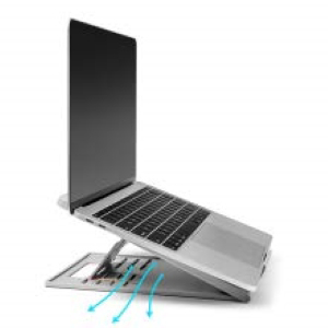 BASE DI RAFFREDDAMENTO PER LAPTOP NOOTEBOOK SMARTFIT EASY RISER - SINO A 14" GRIGIO