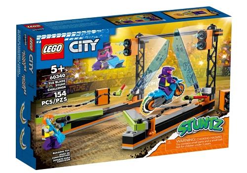 MATTONCINI LEGO® CITY - "SFIDA ACROBATICA DELLE LAME" - 154 PZ (5+)