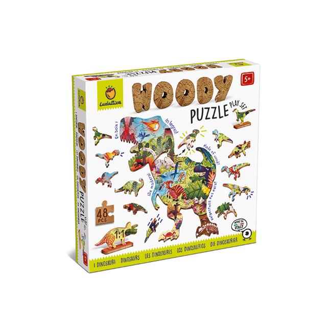 LUDATTICA WOODY PUZZLE DINOSAURI