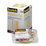 NASTRO ADESIVO TRASPARENTE SCOTCH 550 MM. 15X66 MT. CONF. A CARAMELLA