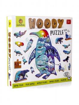 LUDATTICA WOODY PUZZLE ANIMALI POLARI