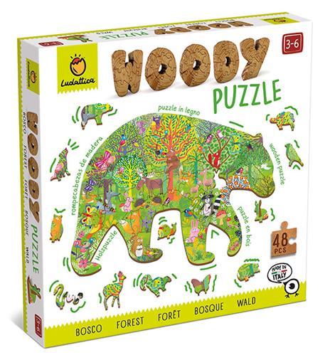 LUDATTICA WOODY PUZZLE BOSCO