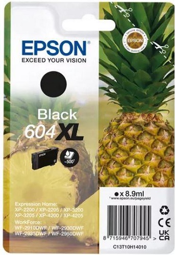 CARTUCCIA  EPSON 604 XL NERA  (500 COPIE) ORIGINALE 