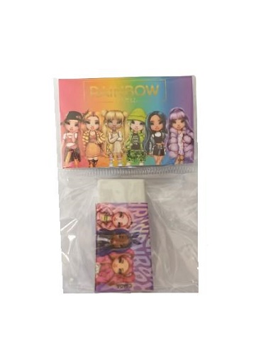 GOMMA PERSONALIZZATA RAINBOW HIGH