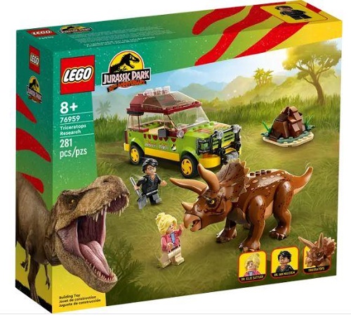 MATTONCINI LEGO® JURASSIC WORLD -"RICERCA SUL TRICERATOPO"