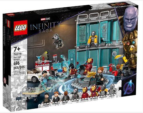 MATTONCINI LEGO® MARVEL -"L'OFFICINA DI IRON MAN"