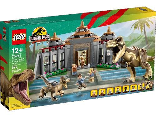 LEGO® JURASSIC WORLD - "ATTACCO DI T-REX E RAPTOR AL CENTRO VISITATORI"