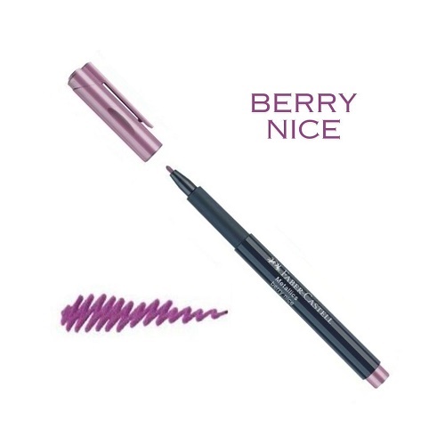 FABER CASTELL MARKER METALLICS BERRY NICE (LILLA)