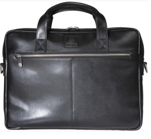 BORSA EXACTIVE IN PELLE NERO 